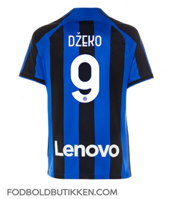 Inter Milan Edin Dzeko #9 Hjemmebanetrøje 2022-23 Kortærmet